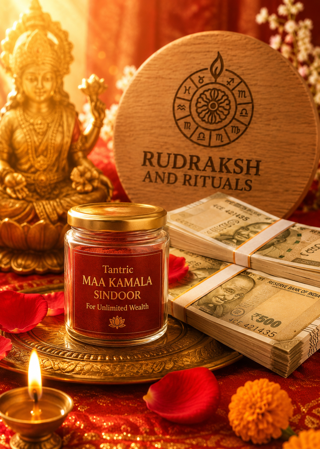 tantric Kamala sindoor for wealth