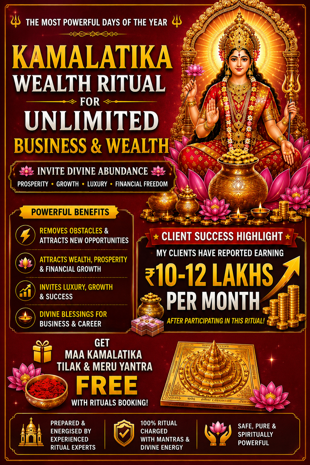 Kamalatika Unlimited Wealth Ritual